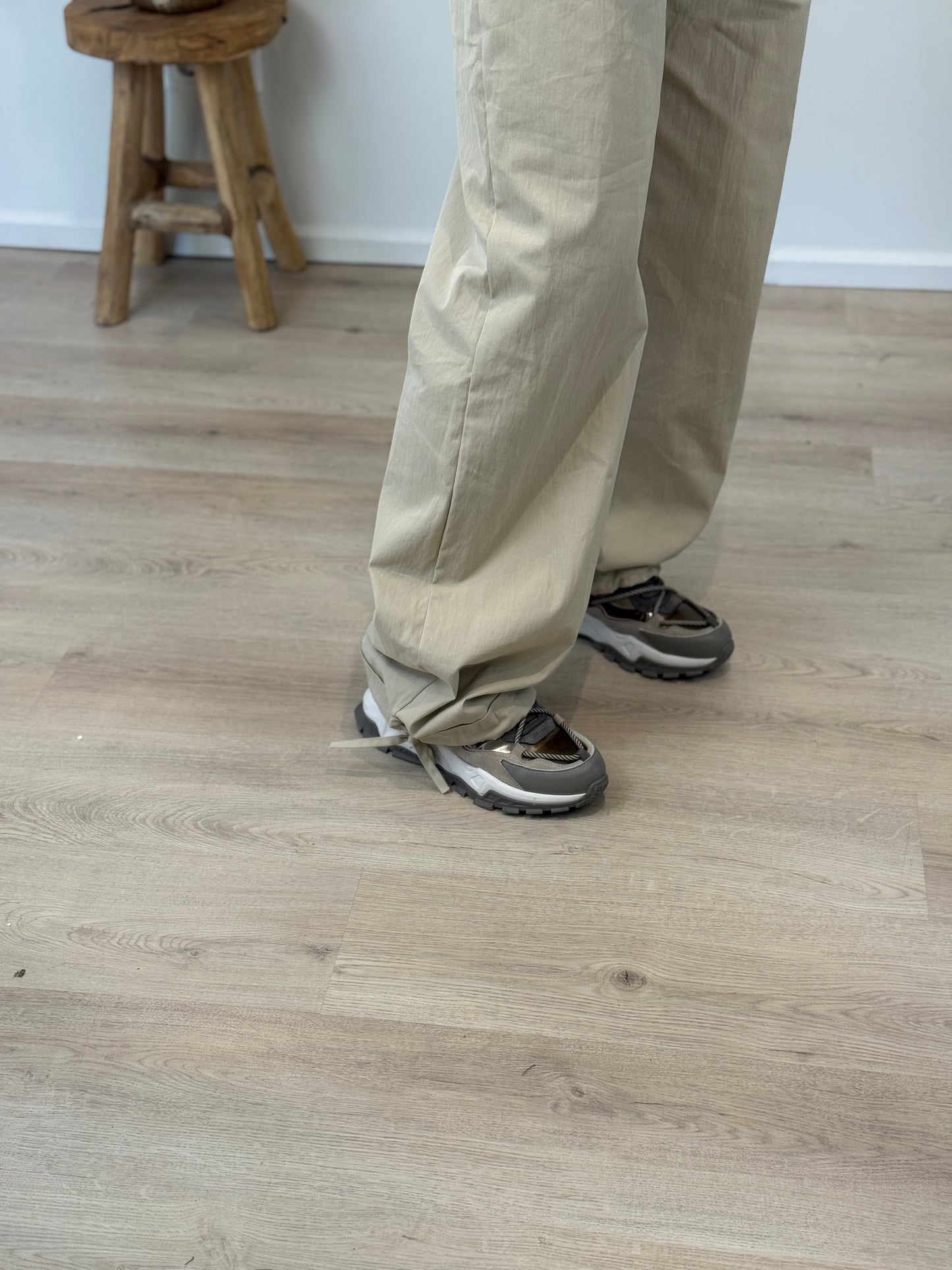 Parachute broek - beige