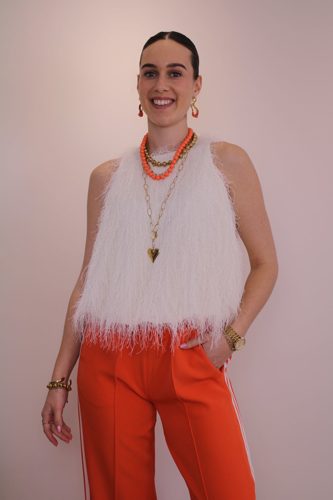 Franjes top - creme - At Styles