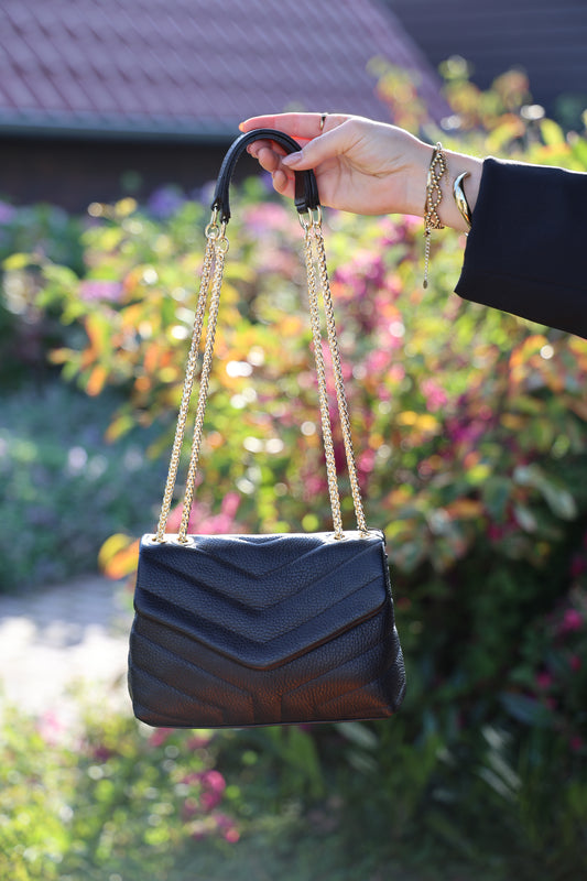 Leren tas Celine | Zwart