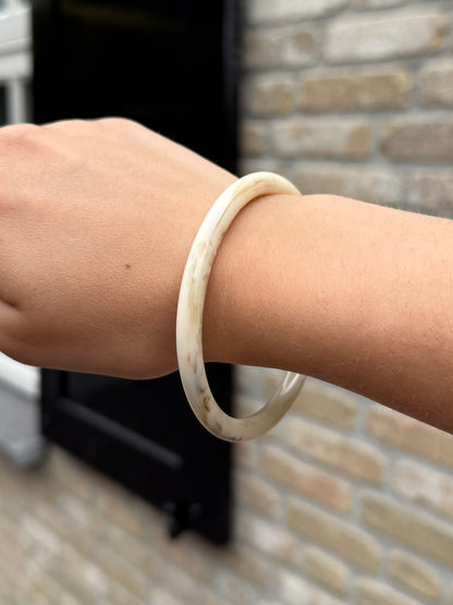 Bangle armband - beige