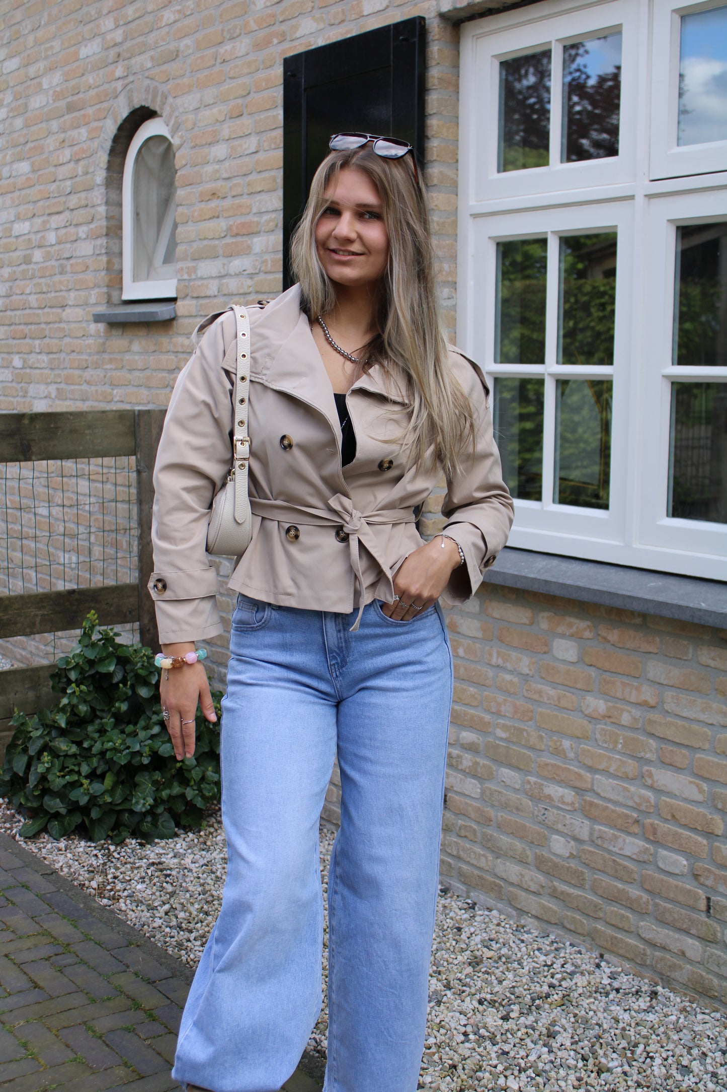 Trenchcoat jasje - beige - At Styles