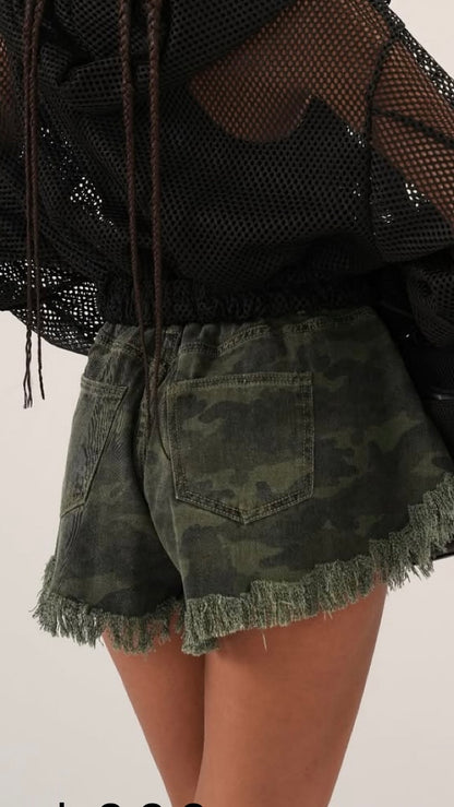 Army short - camo print