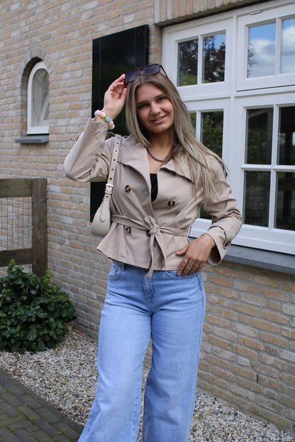 Trenchcoat jasje - beige - At Styles