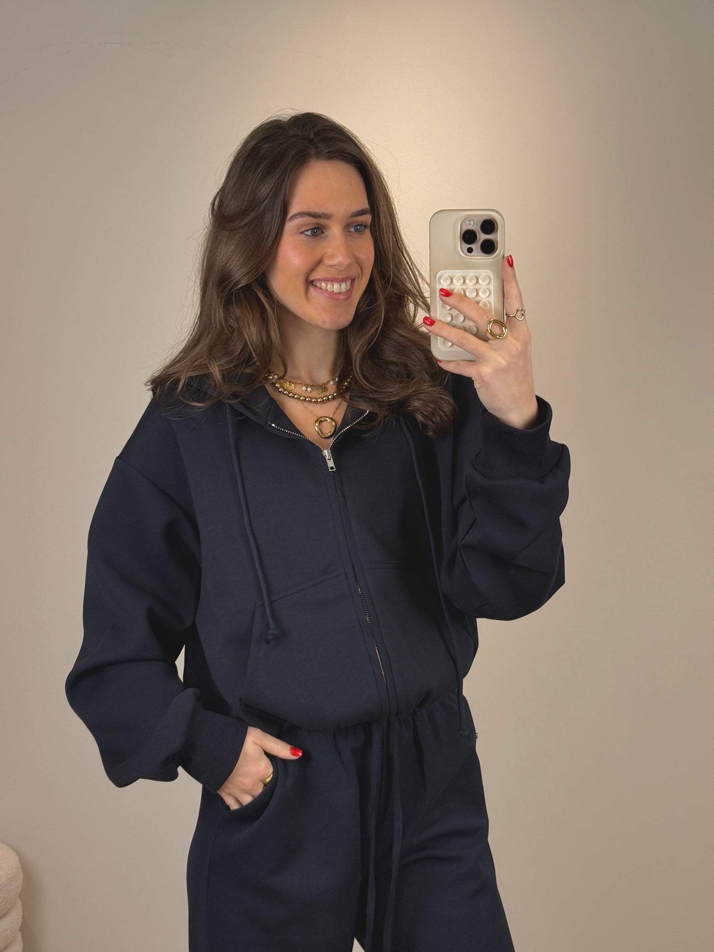 Jogger vest - donkerblauw