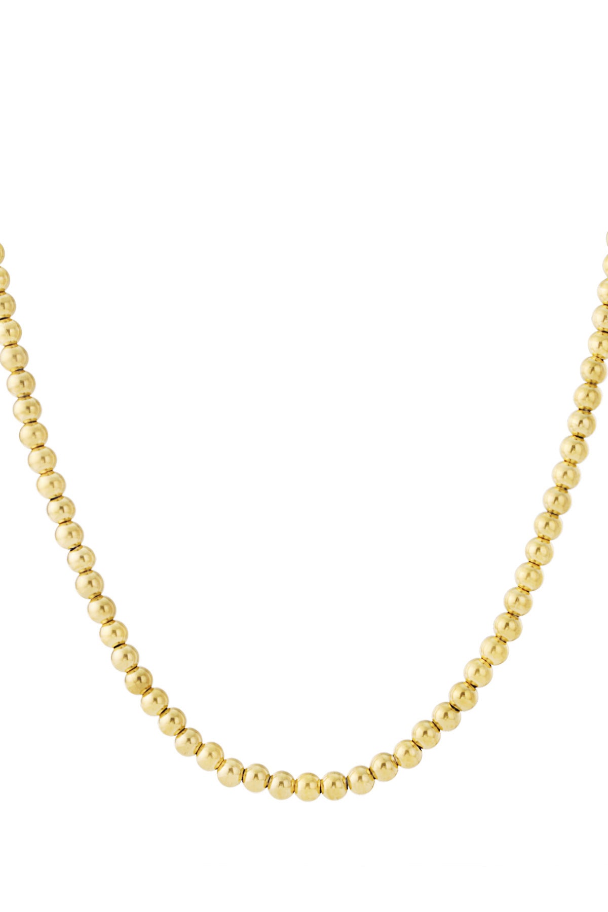 Kralen ketting - goud