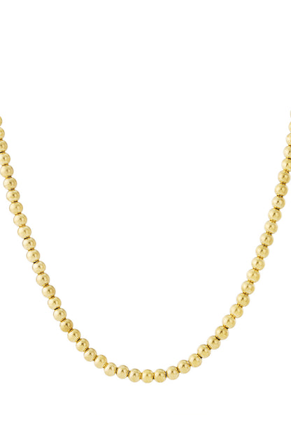 Kralen ketting - goud