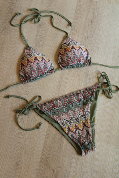 Bikini - groen print - At Styles