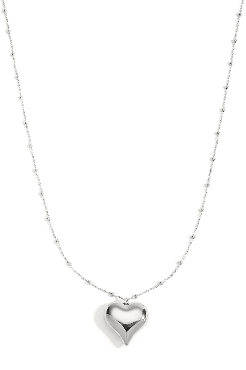 Lange ketting - zilver