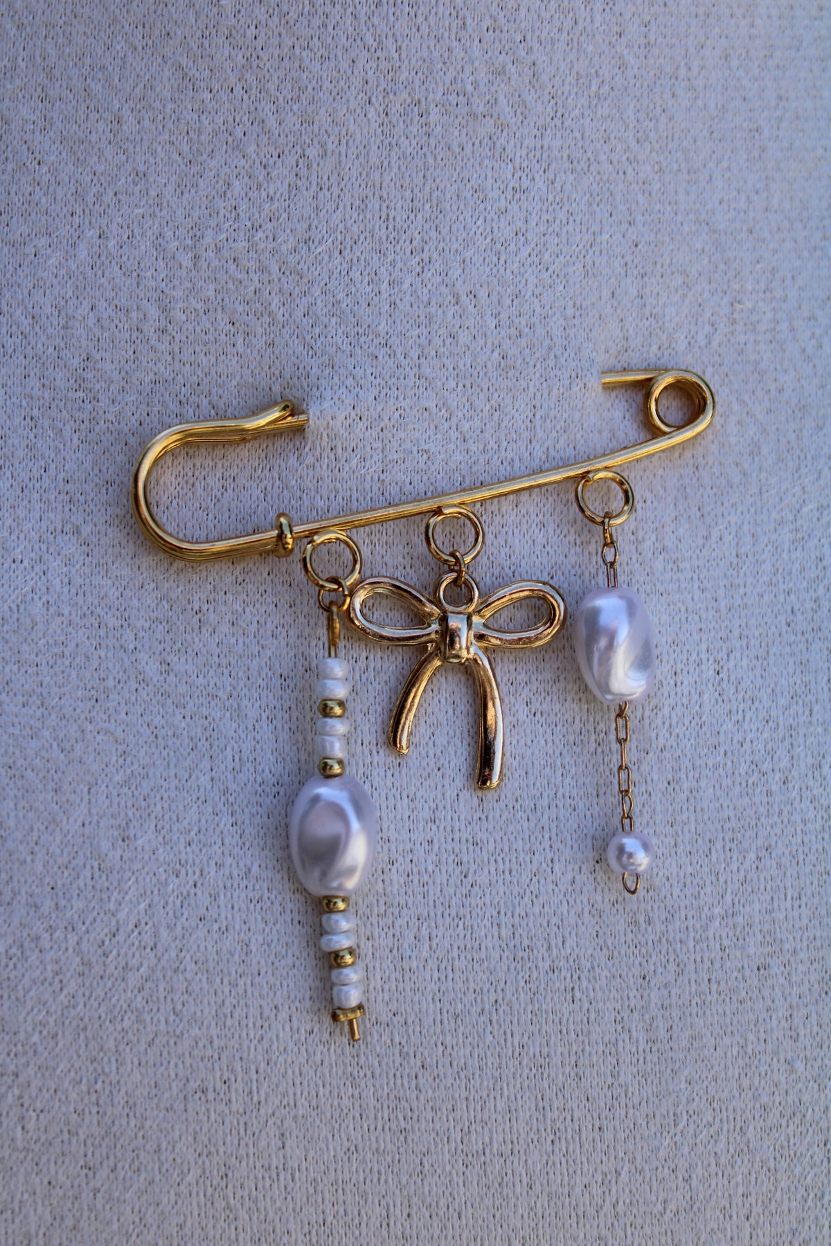 Charm pin broche - pearl crush