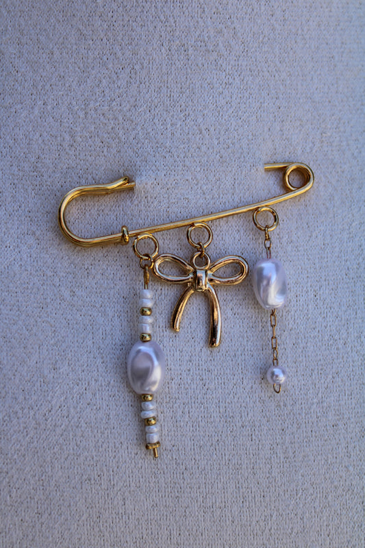 Charm pin broche - pearl crush
