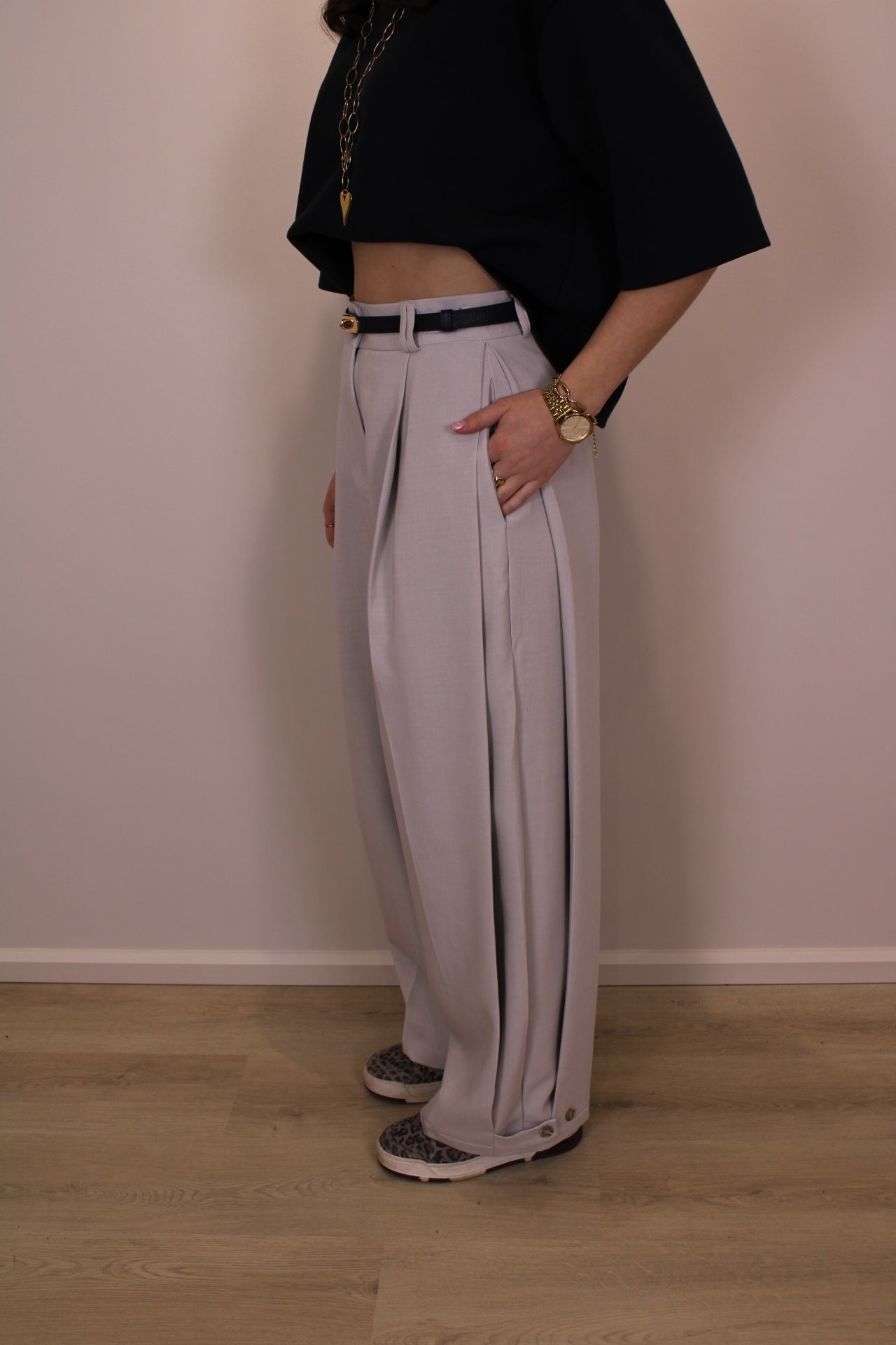 Balloon pantalon - grijs