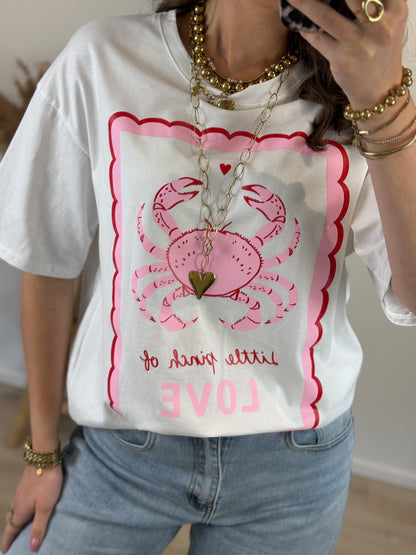 Shirt met opdruk - wit
