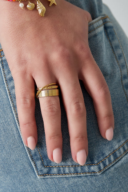 Statement ring - goud