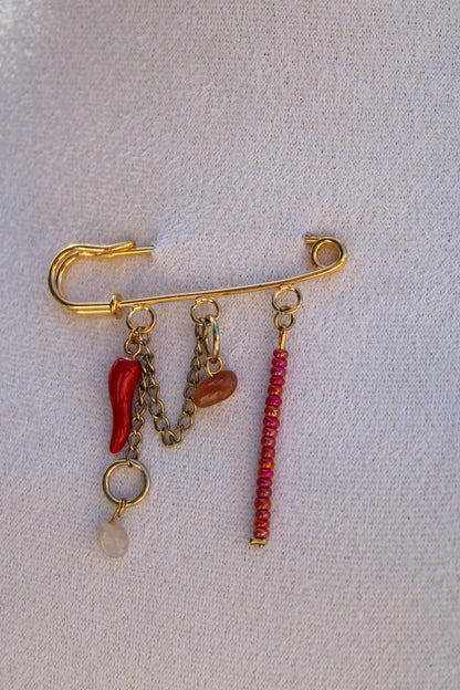 Charm pin broche - spicy