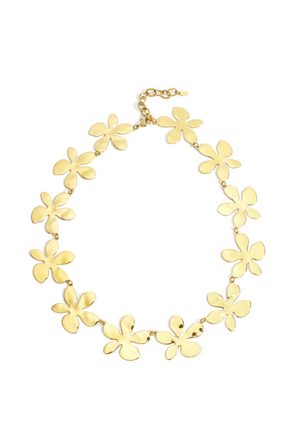 Bloemen ketting - goud - At Styles