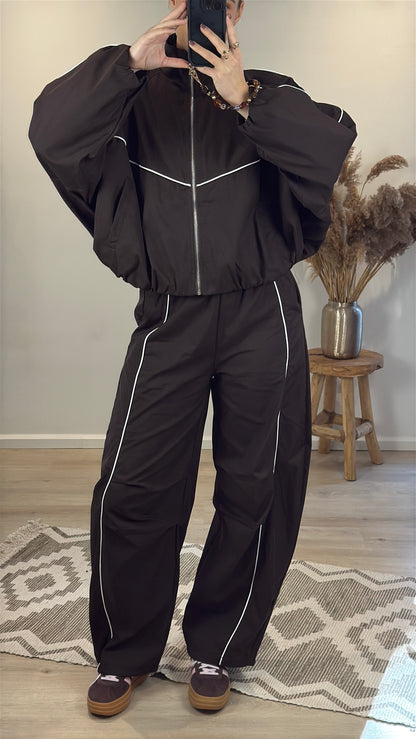 Parachute broek - bruin