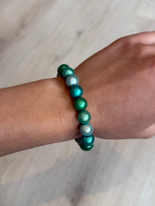 Kralen armband - groen