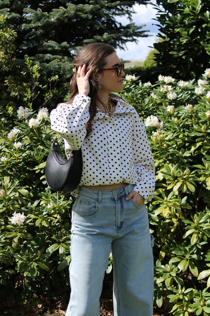 Polkadot jasje - wit - At Styles