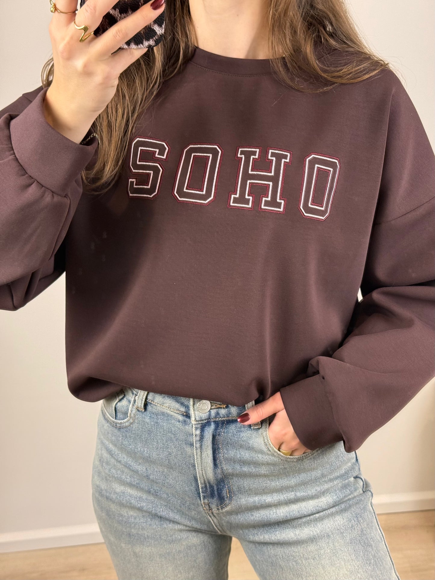 Trui Soho - bruin