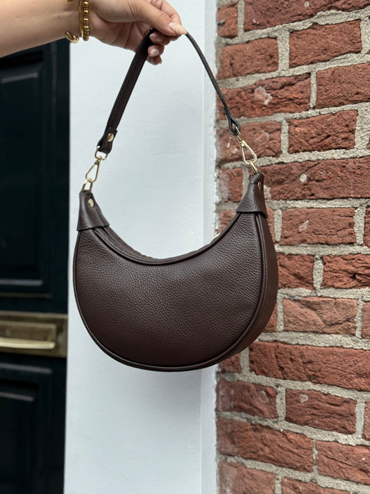 Leren tas Kyra | Bruin