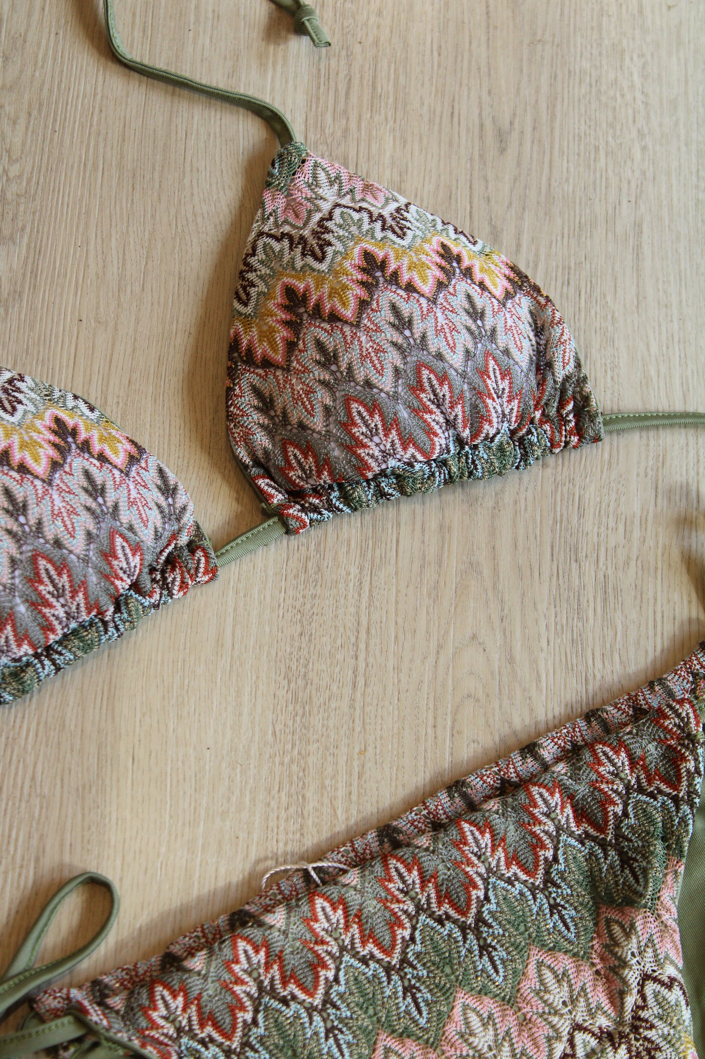 Bikini - groen print - At Styles