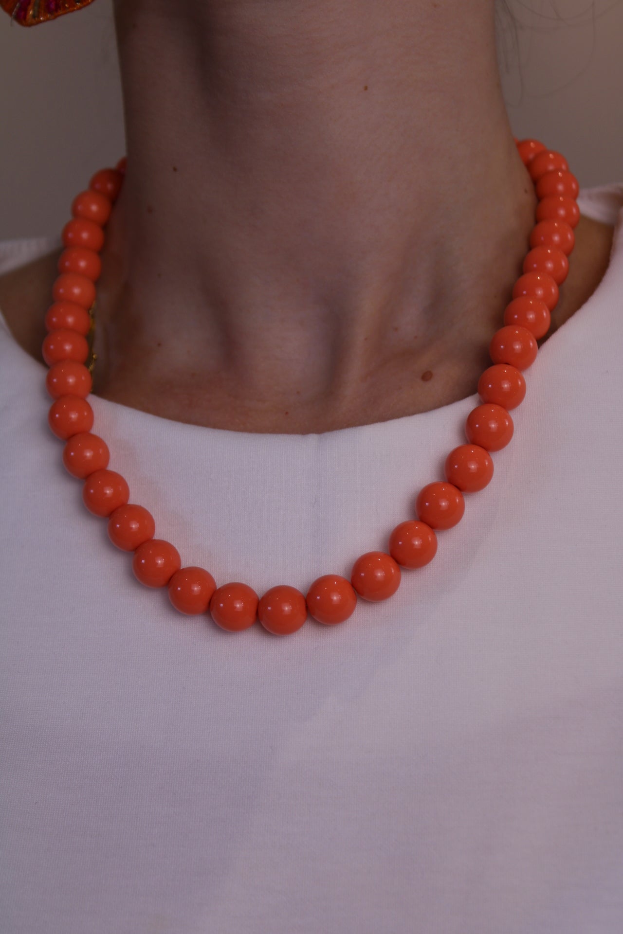 Kralen ketting - oranje - At Styles
