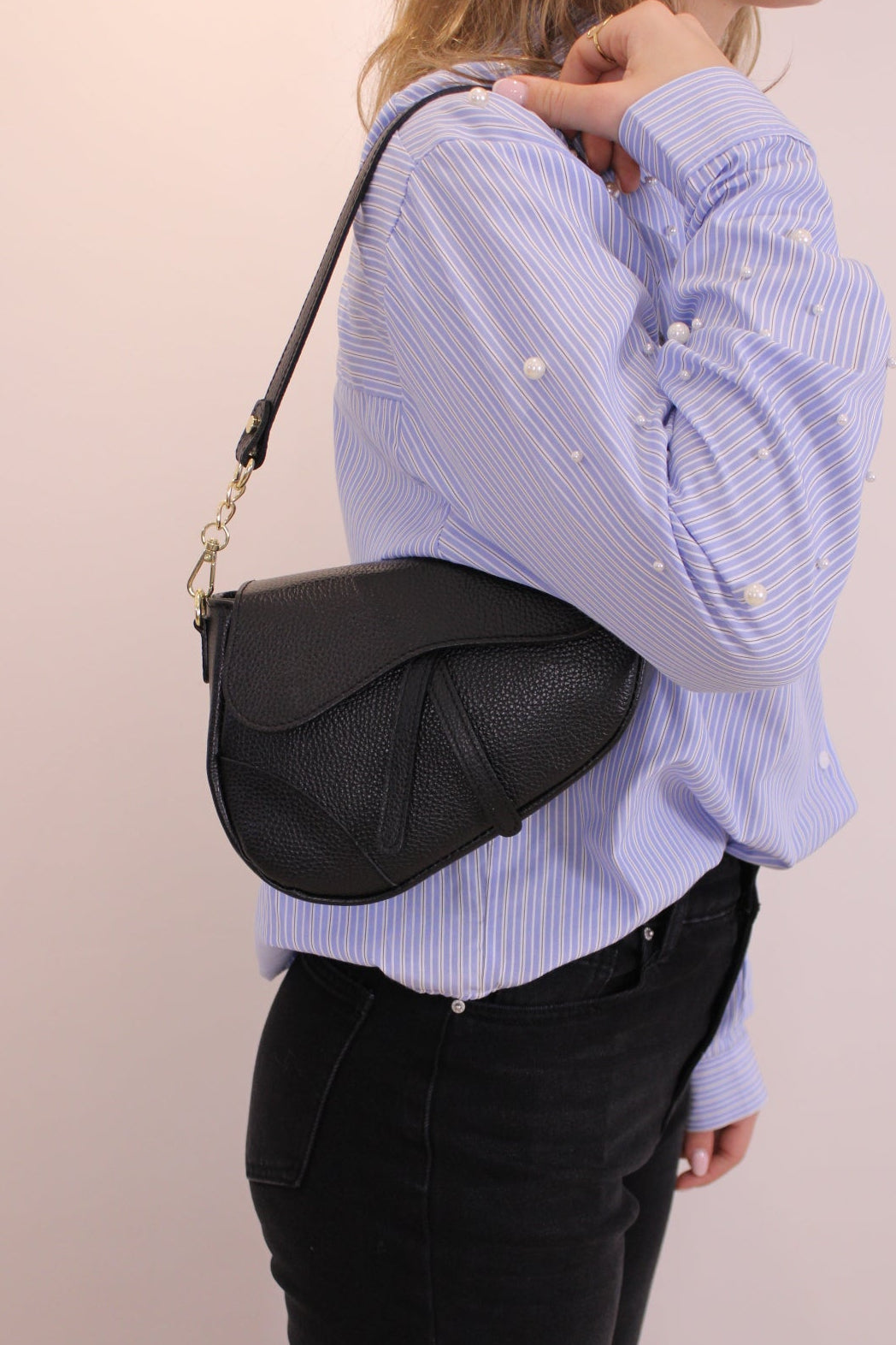 Leren tas Gigi | Zwart - At Styles