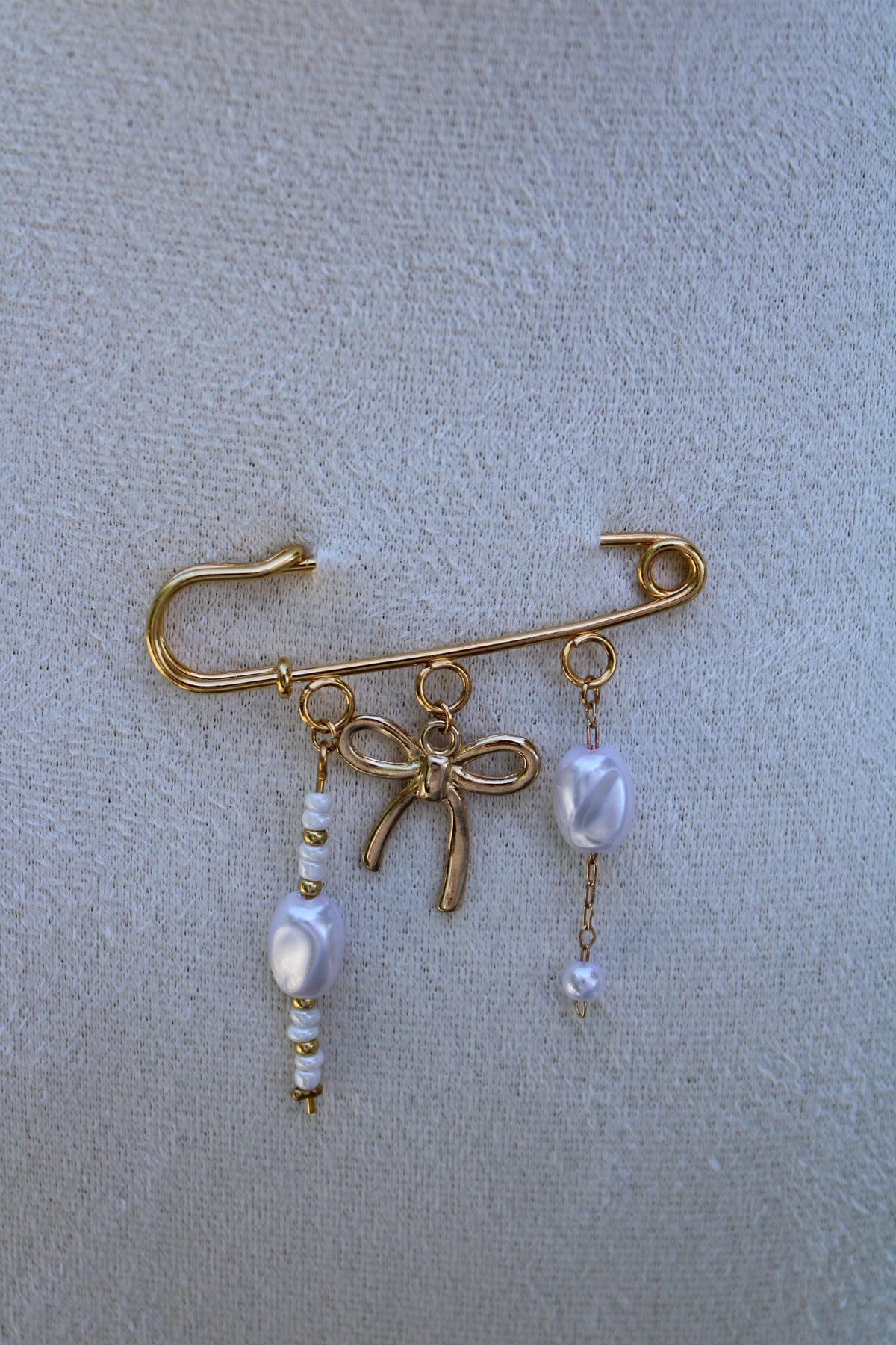 Charm pin broche - pearl crush