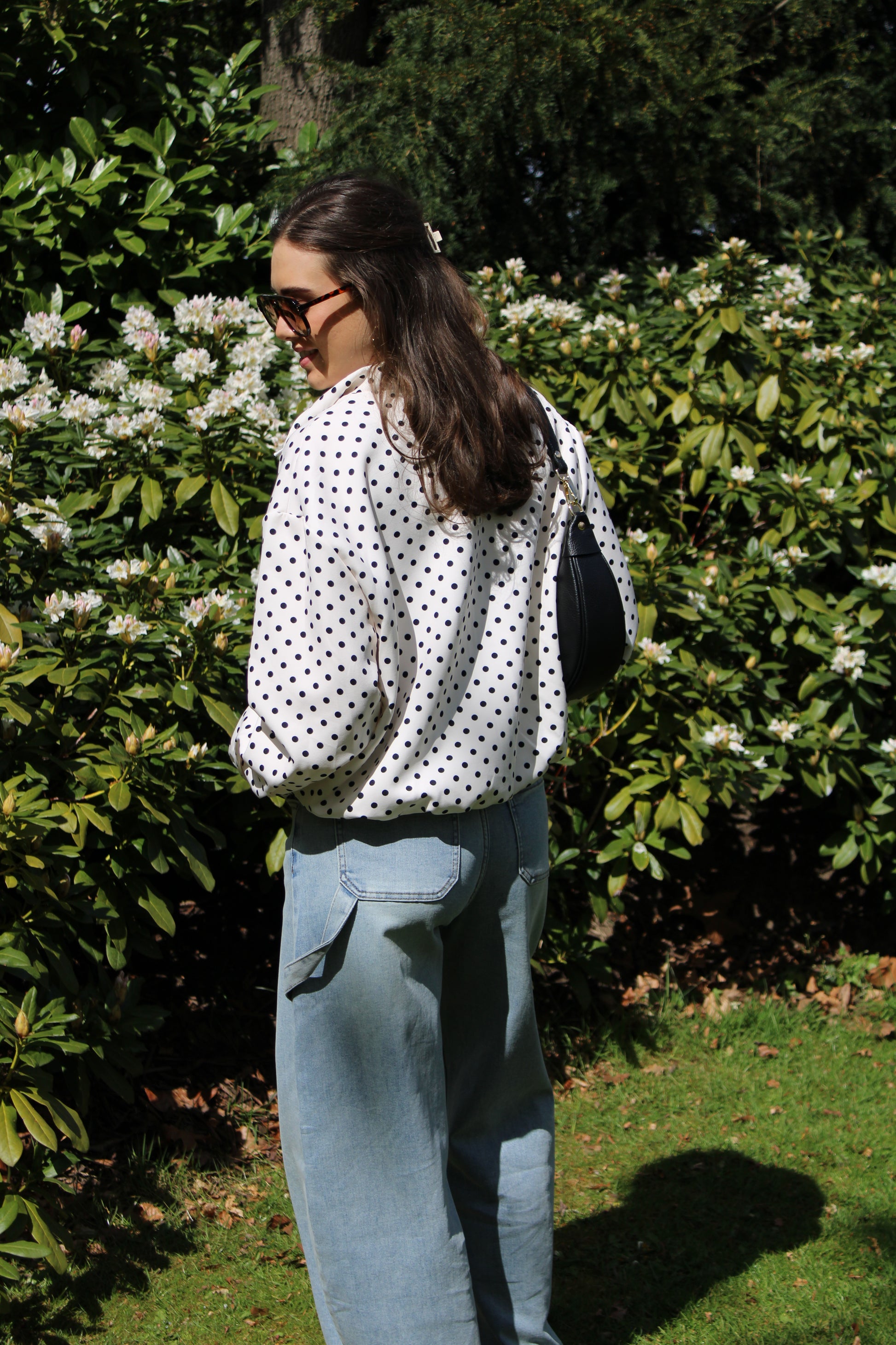 Polkadot jasje - wit - At Styles
