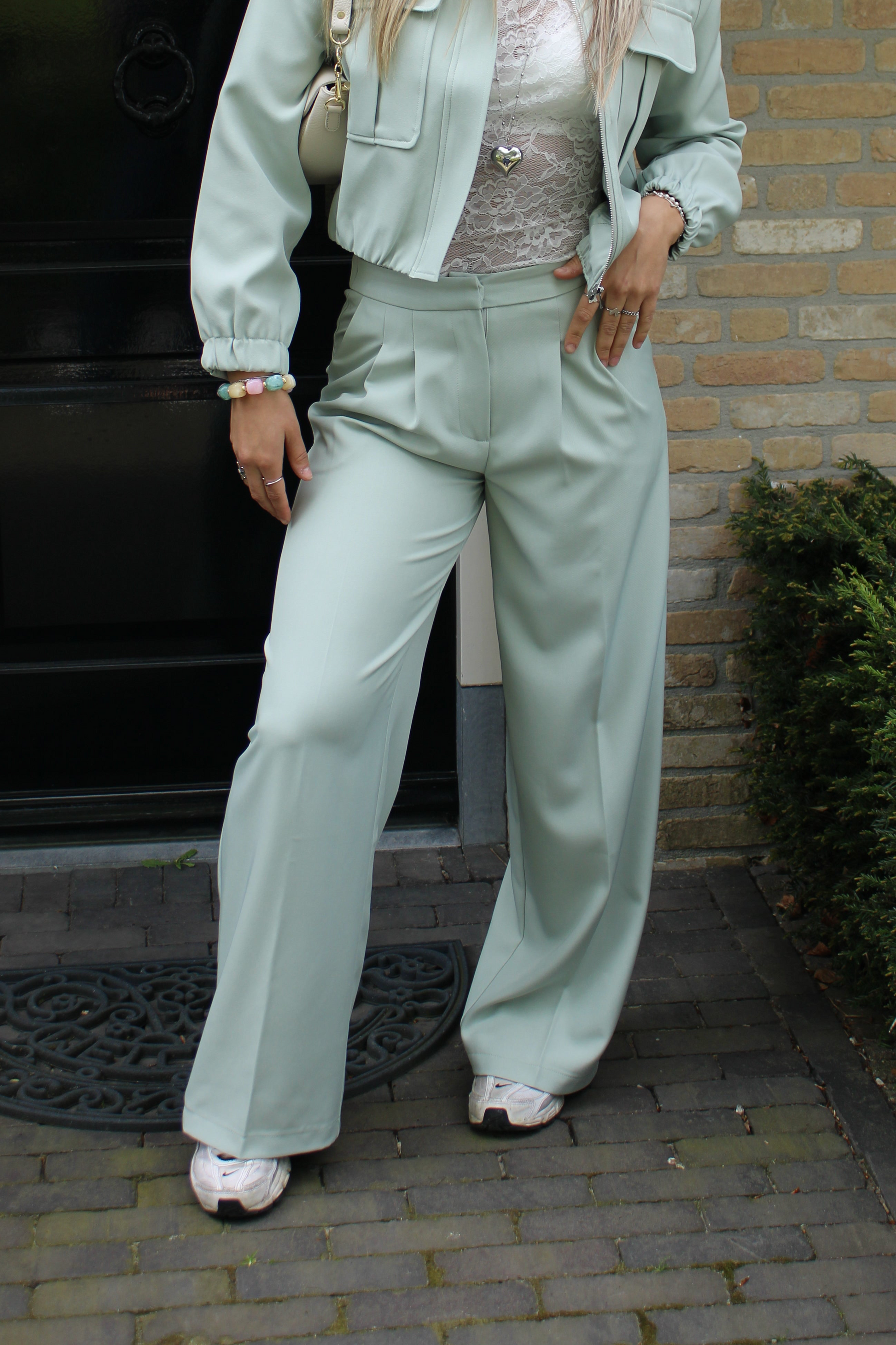Pantalon - mint groen - At Styles