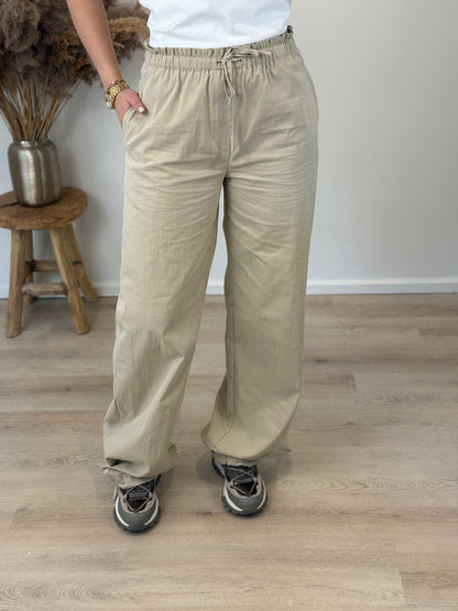 Parachute broek - beige