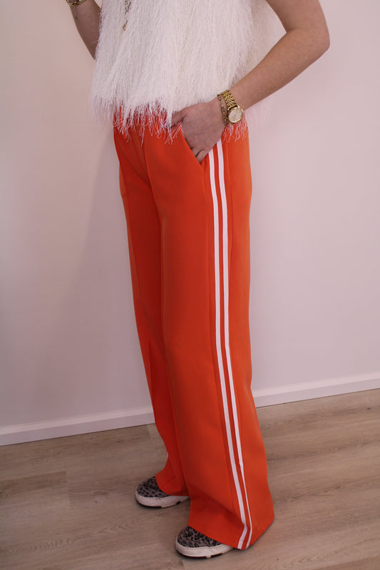 Broek met streep - oranje - At Styles