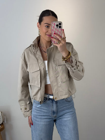 Bomber jas - beige