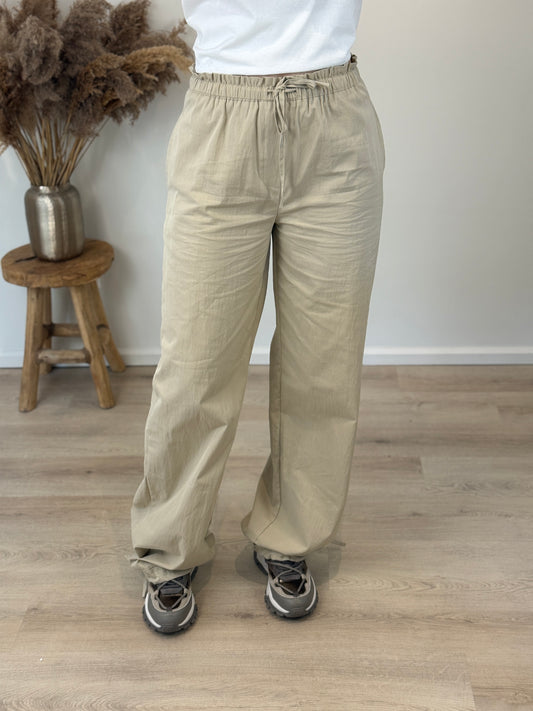 Parachute broek - beige