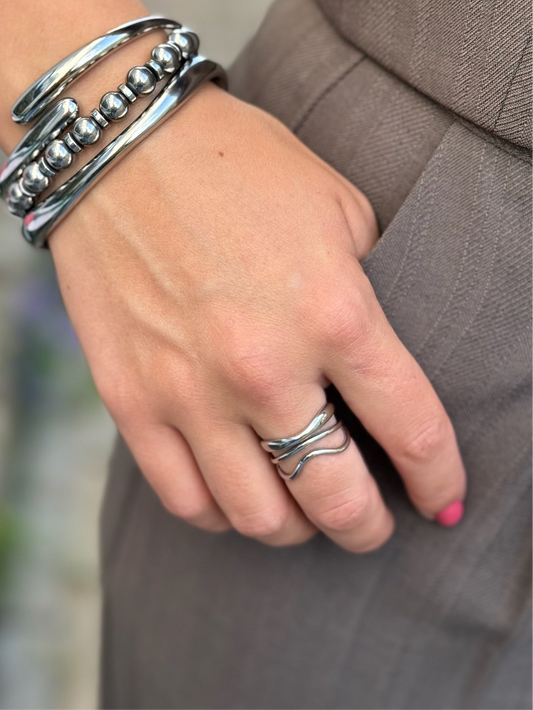 Triple ring - zilver