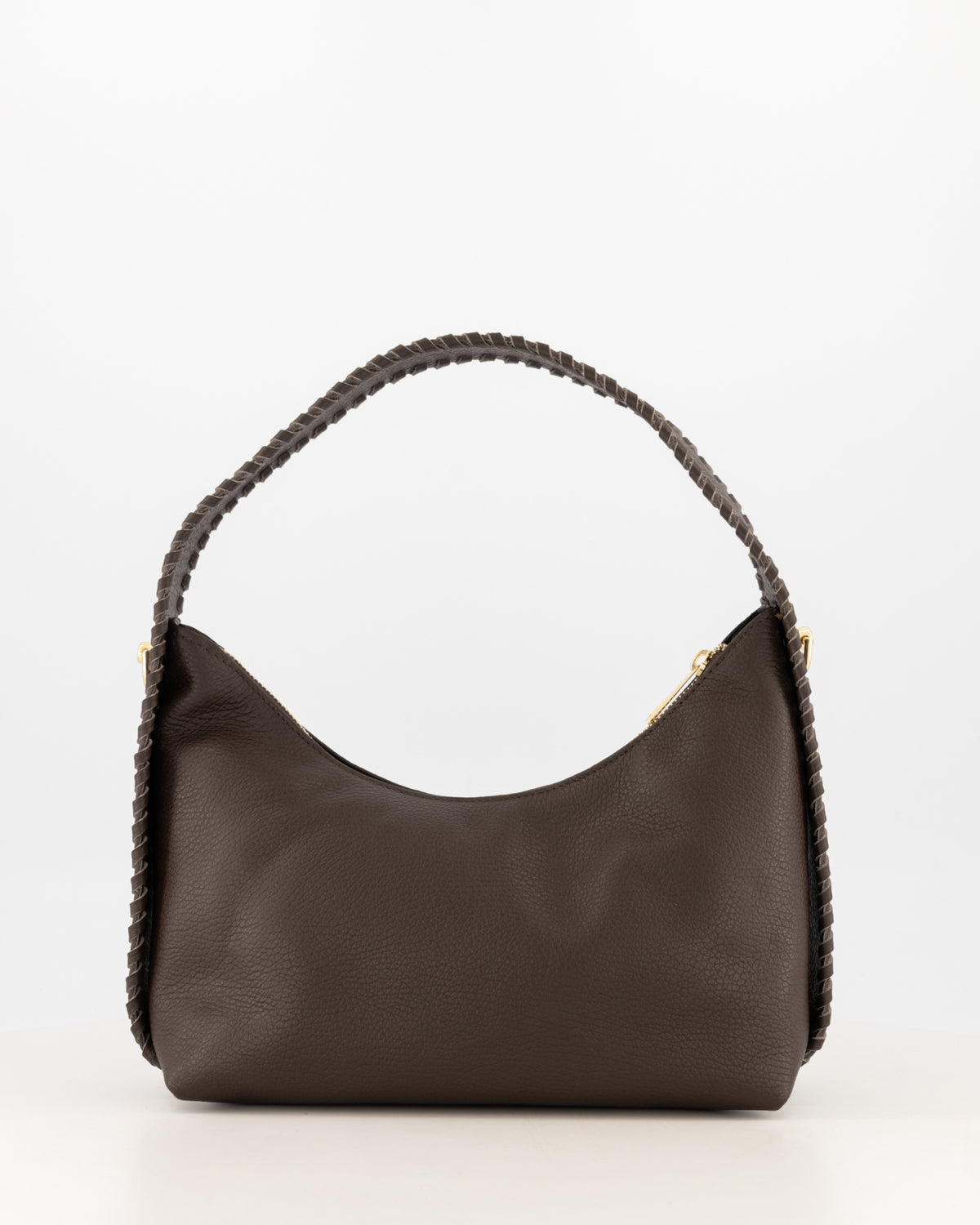 Leren suede tas Iris - bruin