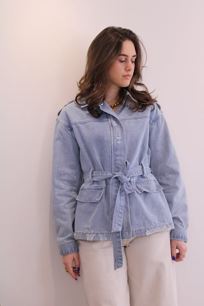 Getailleerd spijkerjasje - denim - At Styles