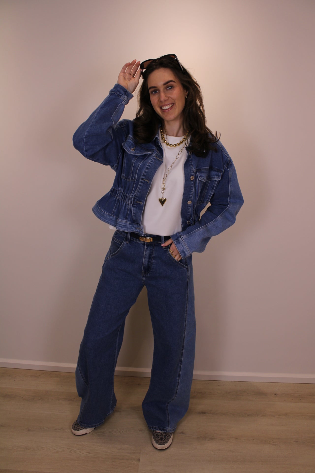 Stretch jeans jasje - denim