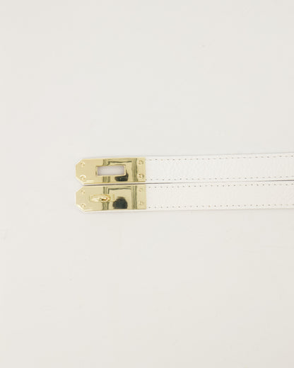 Leren riem Garcia - wit - At Styles