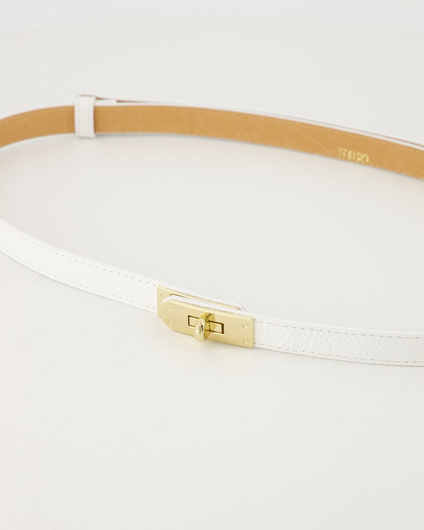 Leren riem Garcia - wit - At Styles