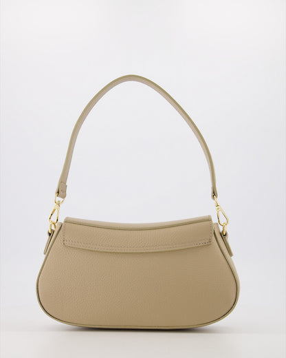 Leren tas Diara - taupe
