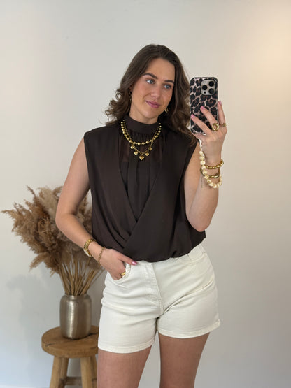 Overslag top - bruin