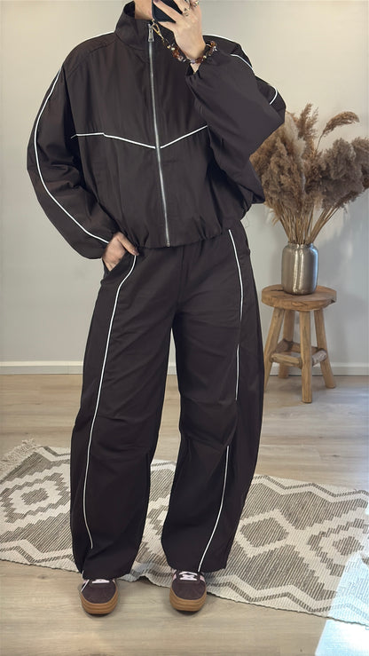 Parachute broek - bruin