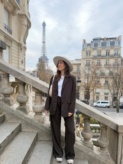 Oversized blazer - bruin