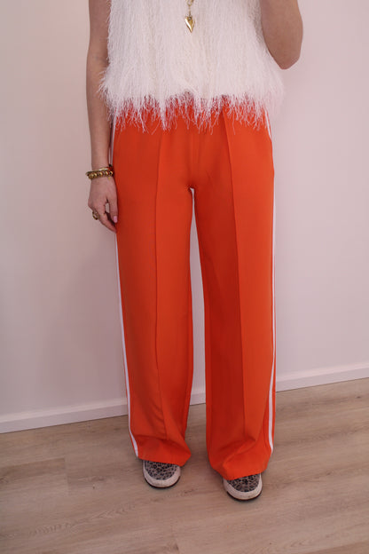 Broek met streep - oranje - At Styles
