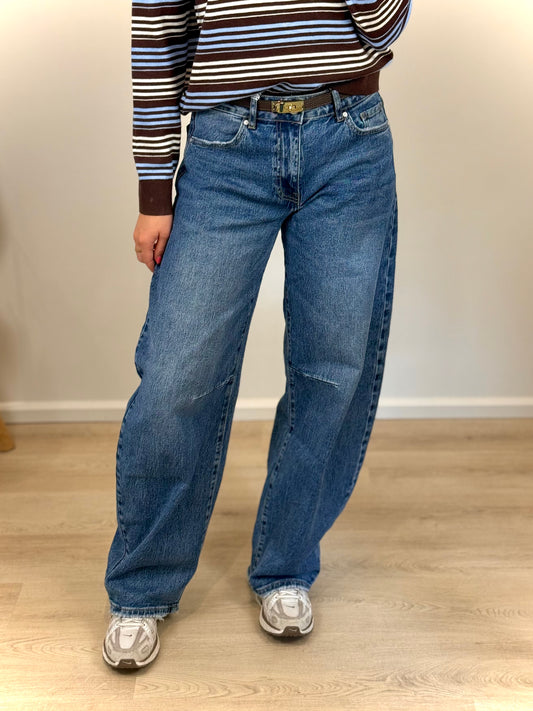 Low waist - baggy balloon jeans - denim