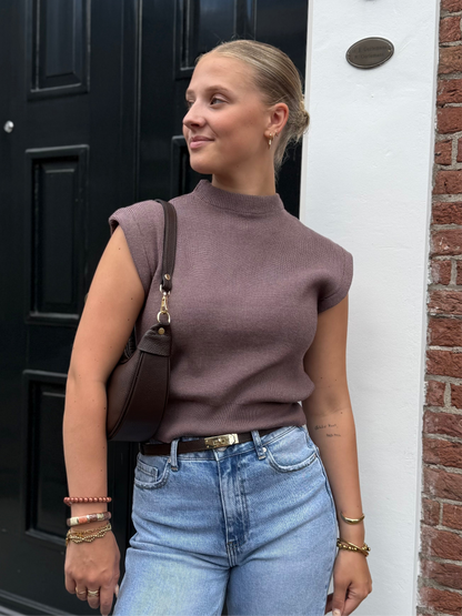 Spencer top - taupe