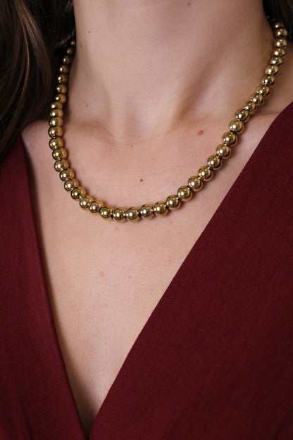 Kralen ketting - goud