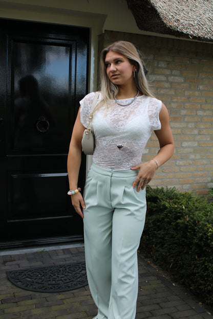 Kanten top - wit - At Styles