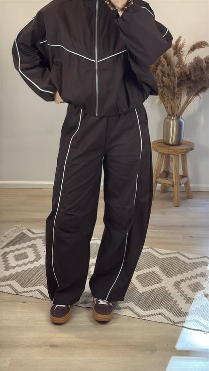 Parachute broek - bruin